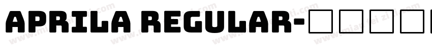 Aprila Regular字体转换